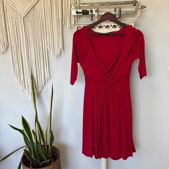 Velvet Women's Red and Pink Dress - Picture 1 of 3